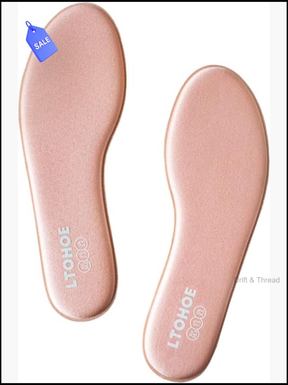 Memory Foam Shoe Insoles for Women - Comfort & Support Replacement Inserts,